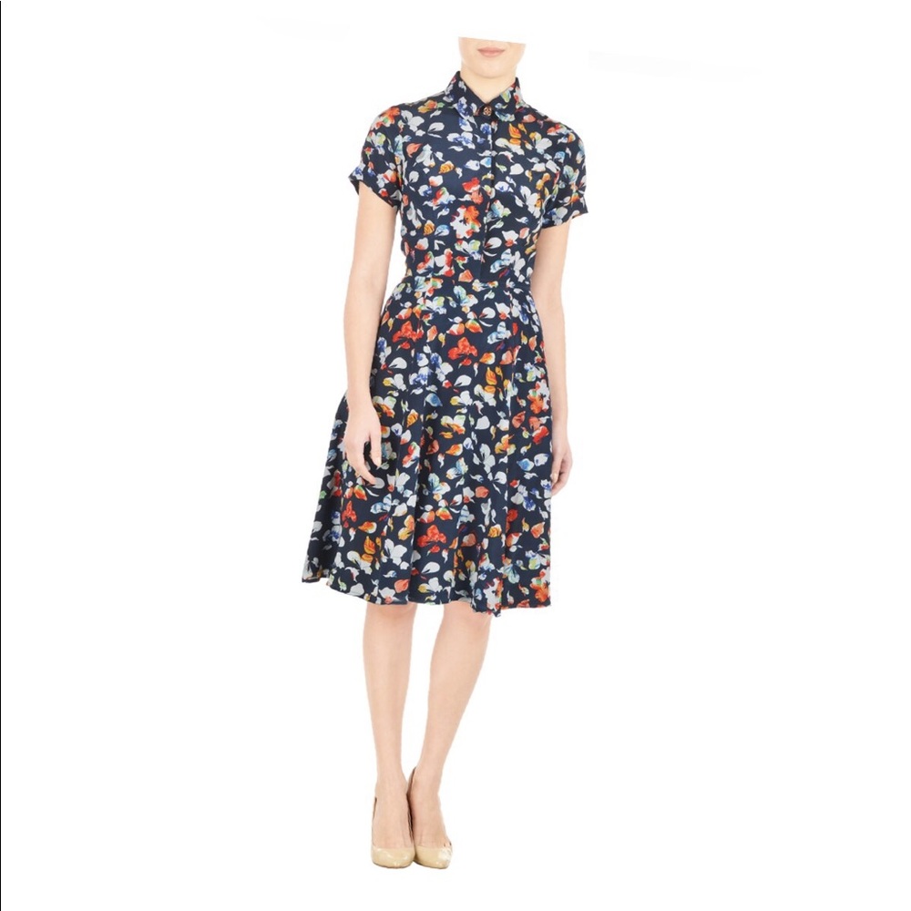 Butterfly Shirt Dress